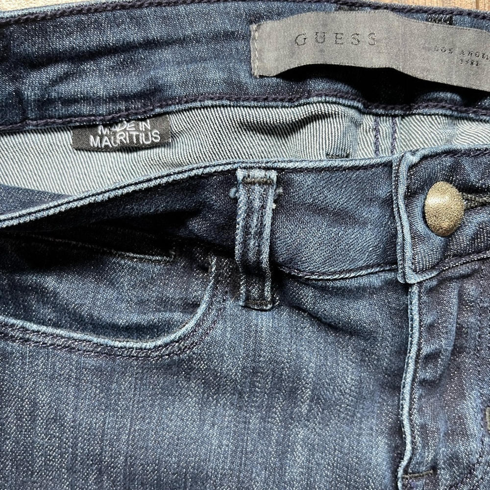 GUESS coated denim jeans size 27 - Picture 7 of 13